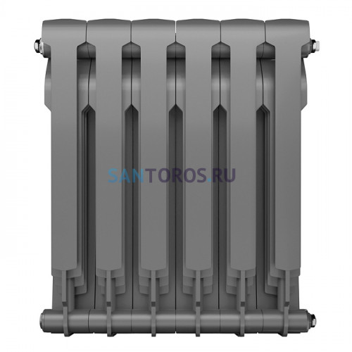 Радиатор Royal Thermo 500 х 6 секций BiLiner Silver Satin биметаллический секционный НС-1176318